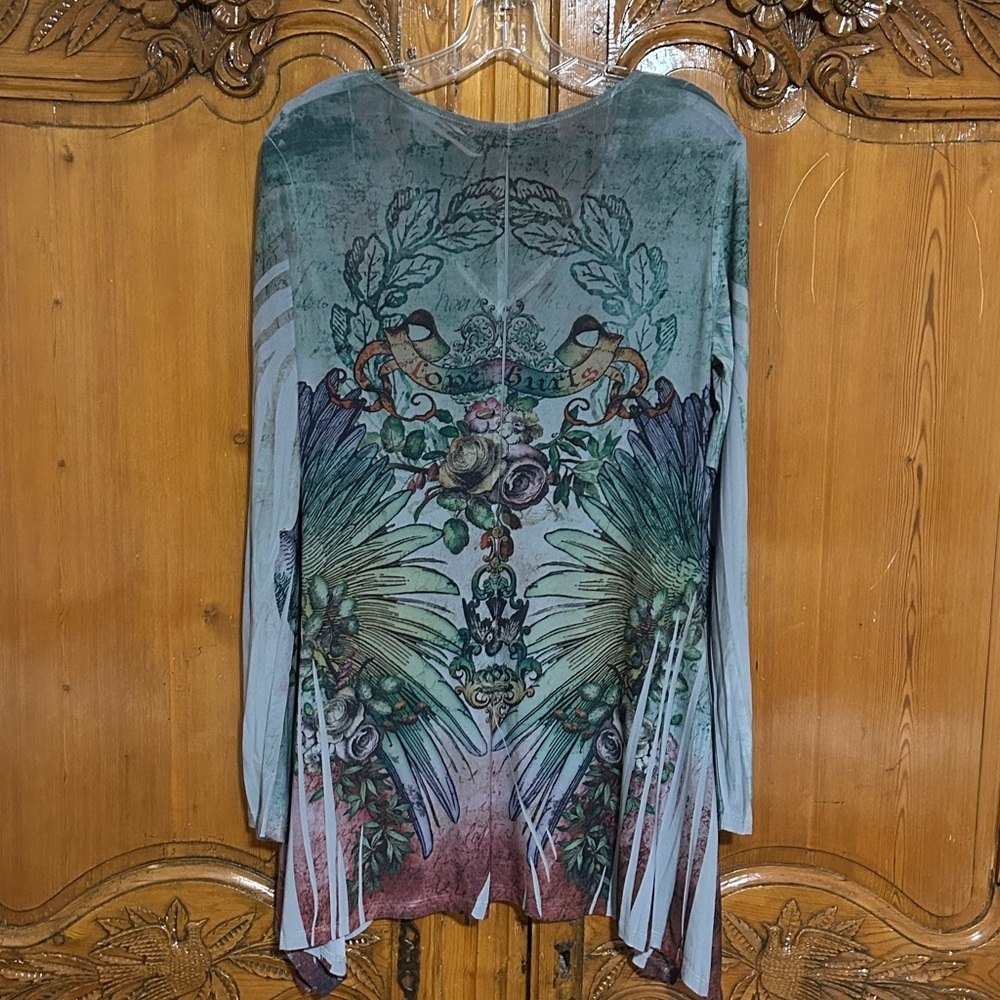 Cover Charge Jersey Knit Embellished Tunic Top - Picture 3 of 5